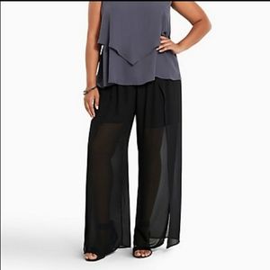 Torrid Shorts with Side Split Wide Leg Pants